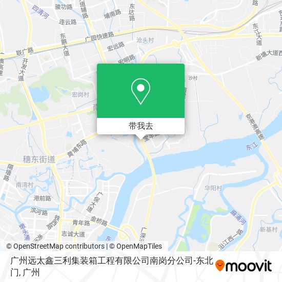 广州远太鑫三利集装箱工程有限公司南岗分公司-东北门地图