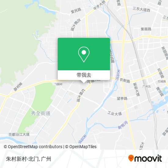 朱村新村-北门地图