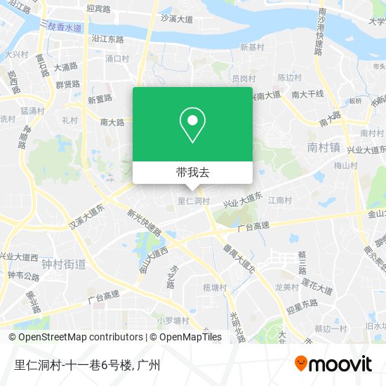 里仁洞村-十一巷6号楼地图