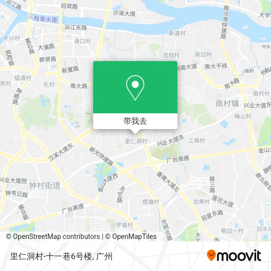 里仁洞村-十一巷6号楼地图