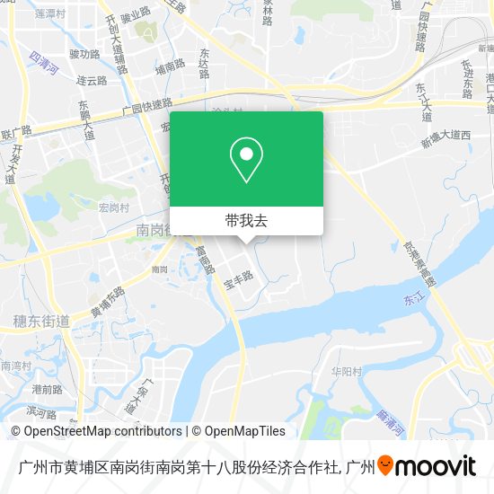 广州市黄埔区南岗街南岗第十八股份经济合作社地图