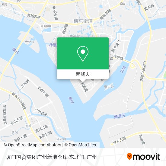 厦门国贸集团广州新港仓库-东北门地图