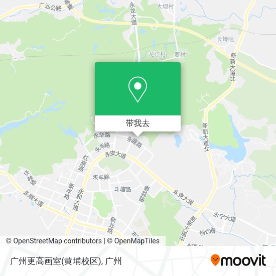 广州更高画室(黄埔校区)地图