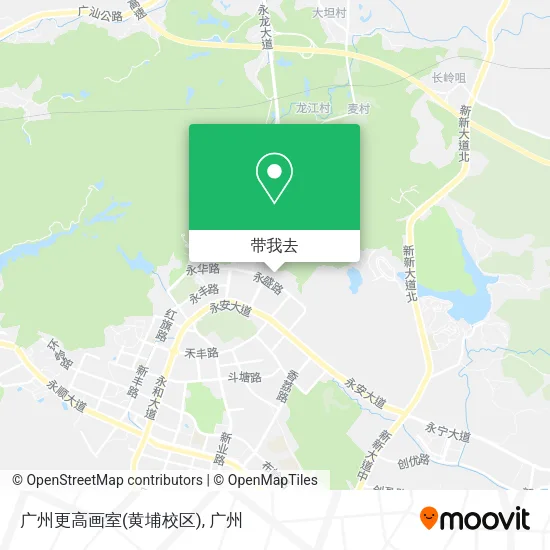 广州更高画室(黄埔校区)地图