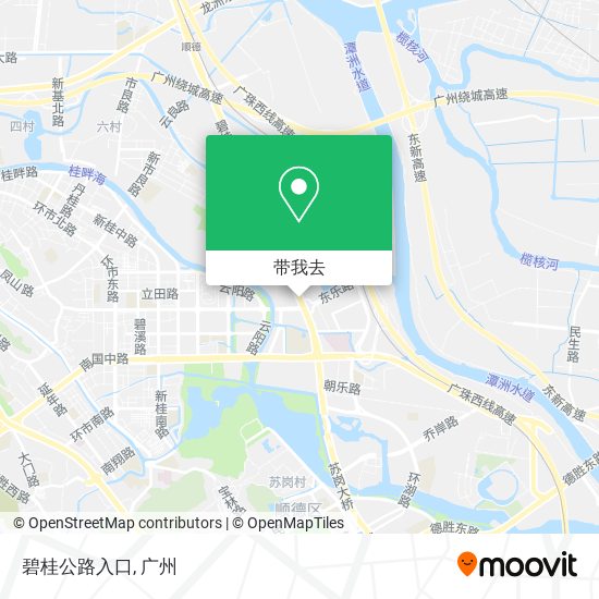 碧桂公路入口地图