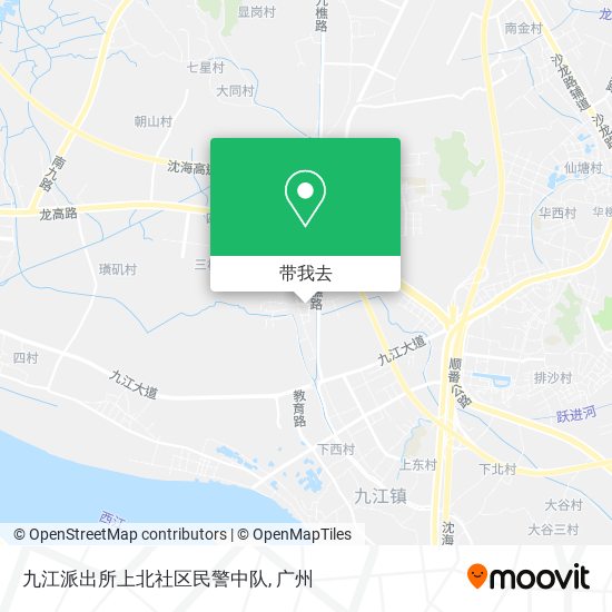 九江派出所上北社区民警中队地图