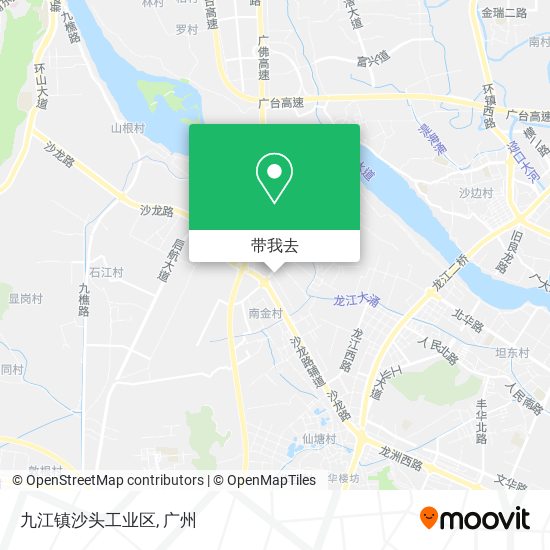 九江镇沙头工业区地图