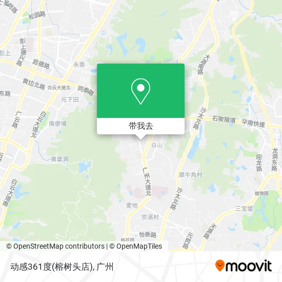 动感361度(榕树头店)地图