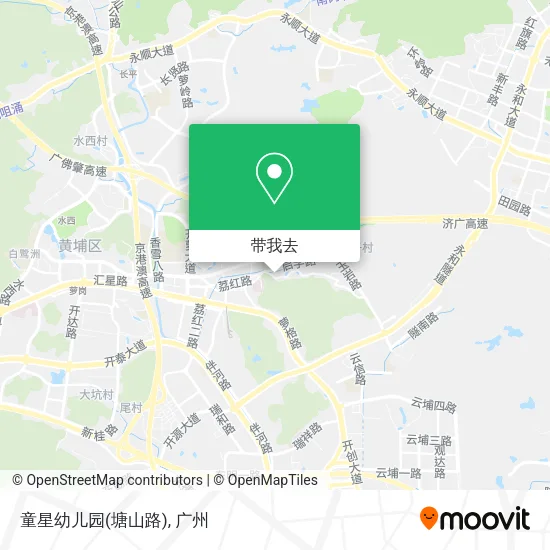 童星幼儿园(塘山路)地图