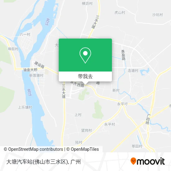 大塘汽车站(佛山市三水区)地图