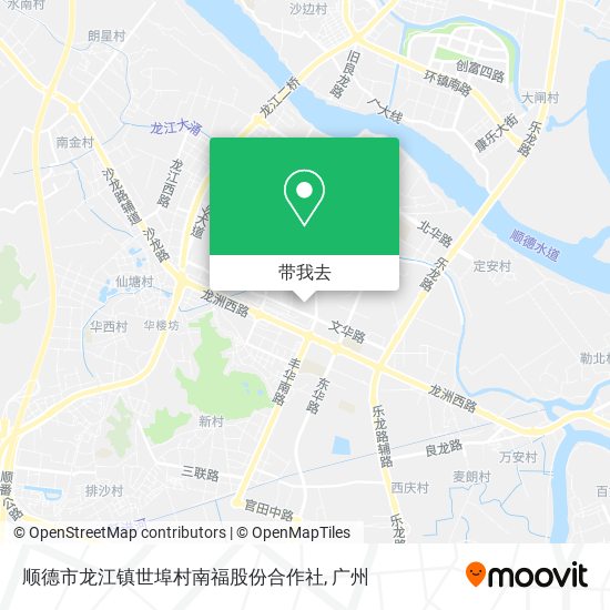 顺德市龙江镇世埠村南福股份合作社地图