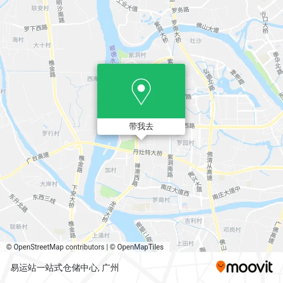 易运站一站式仓储中心地图