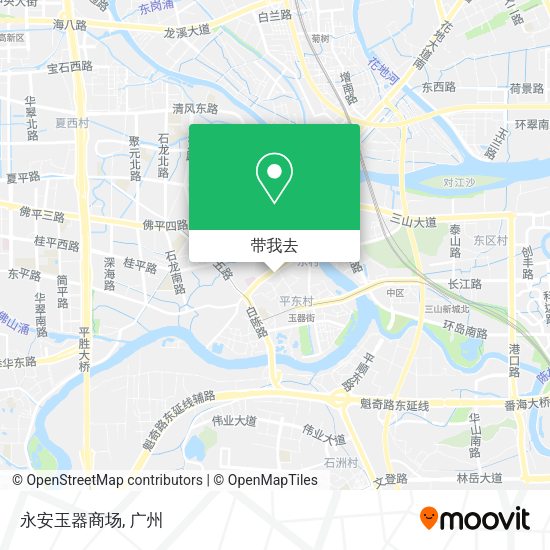 永安玉器商场地图