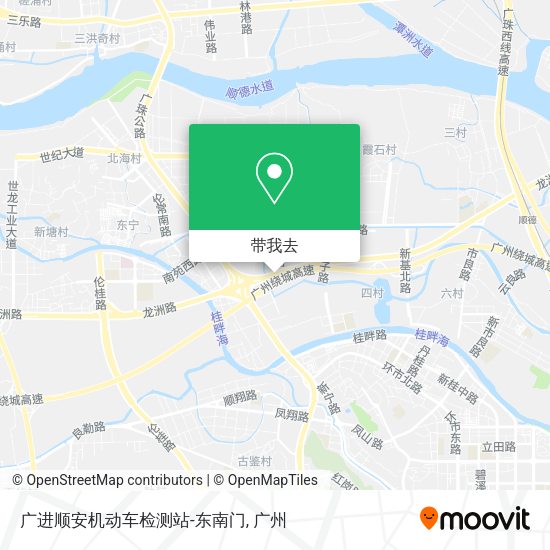 广进顺安机动车检测站-东南门地图