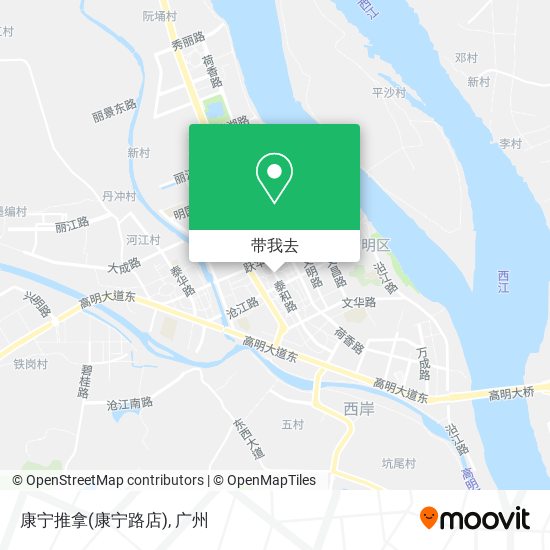 康宁推拿(康宁路店)地图