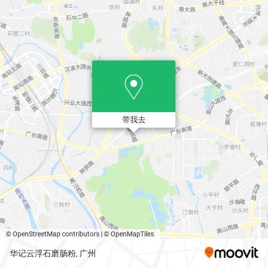 华记云浮石磨肠粉地图