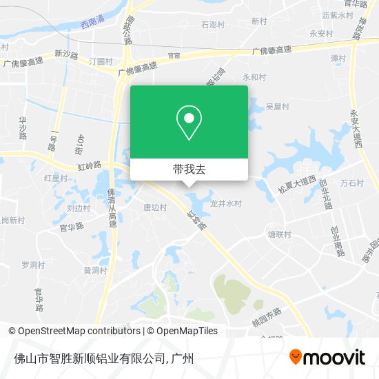 佛山市智胜新顺铝业有限公司地图