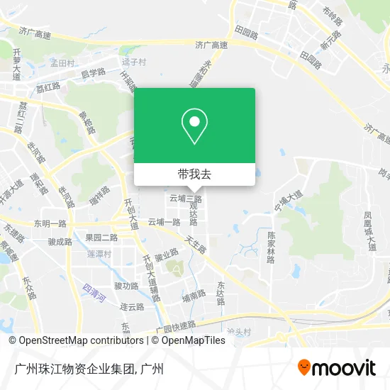 广州珠江物资企业集团地图