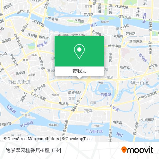 逸景翠园桂香居-E座地图