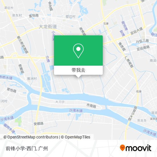 前锋小学-西门地图