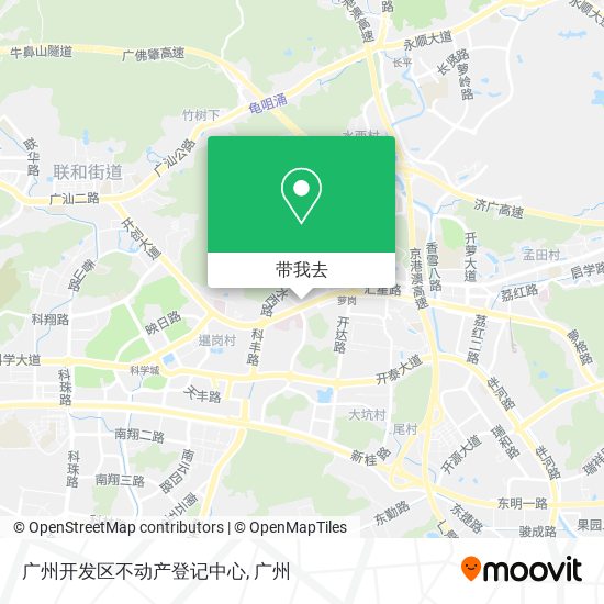 广州开发区不动产登记中心地图