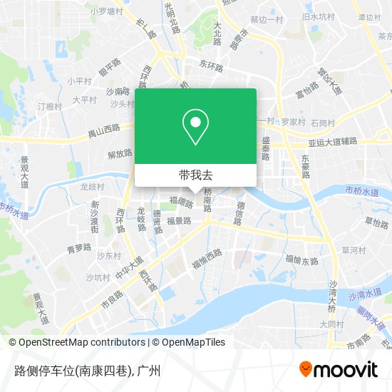 路侧停车位(南康四巷)地图