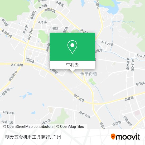 明发五金机电工具商行地图