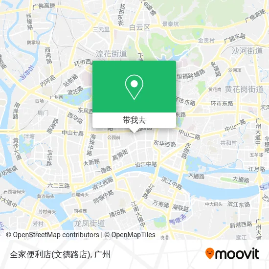 全家便利店(文德路店)地图