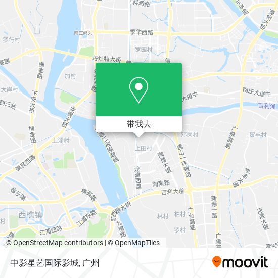 中影星艺国际影城地图