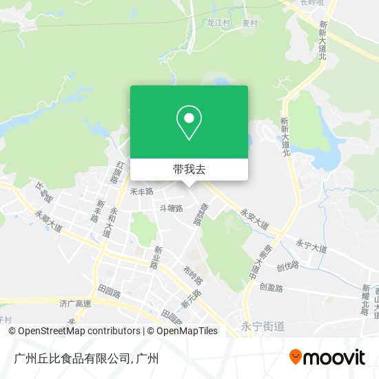 广州丘比食品有限公司地图
