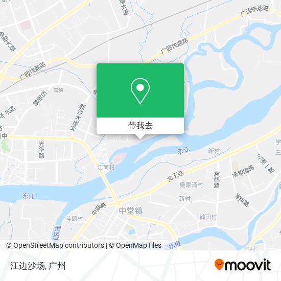江边沙场地图