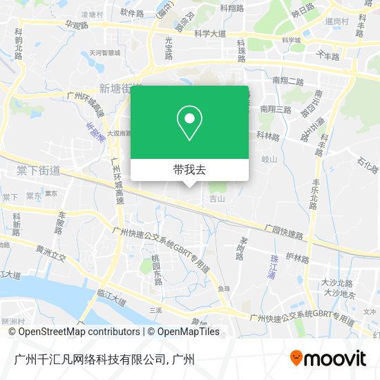 广州千汇凡网络科技有限公司地图