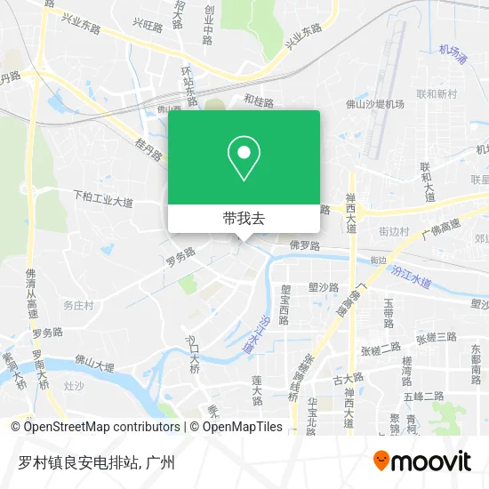 罗村镇良安电排站地图