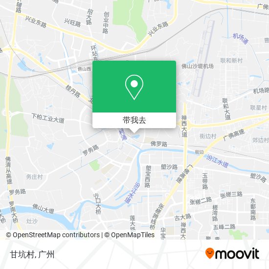 甘坑村地图