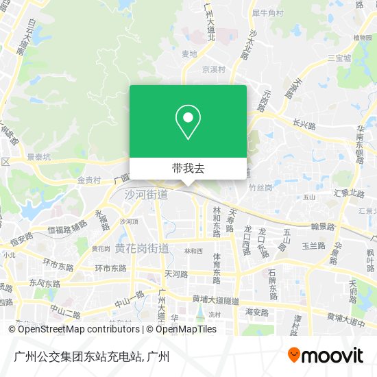 广州公交集团东站充电站地图