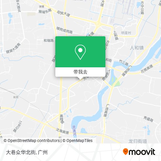 大巷众华北街地图