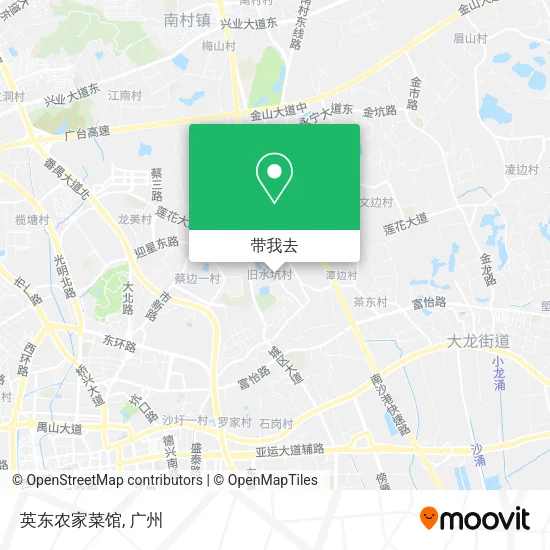 英东农家菜馆地图