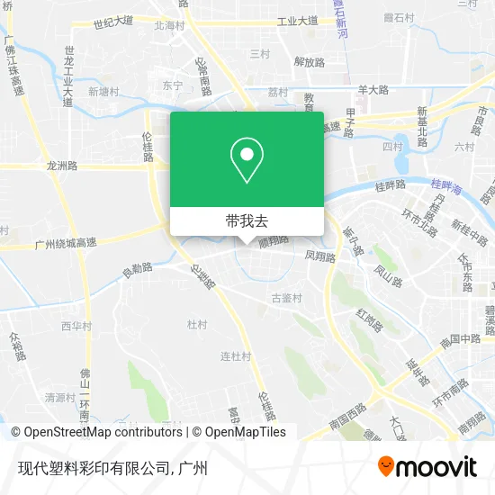 现代塑料彩印有限公司地图