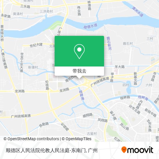顺德区人民法院伦教人民法庭-东南门地图