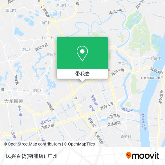 民兴百货(南浦店)地图