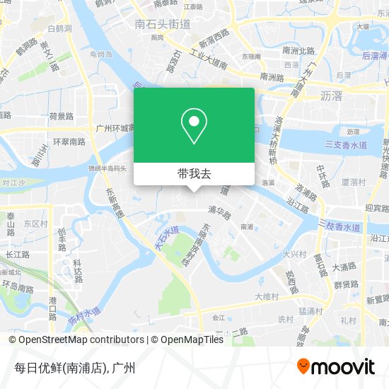 每日优鲜(南浦店)地图