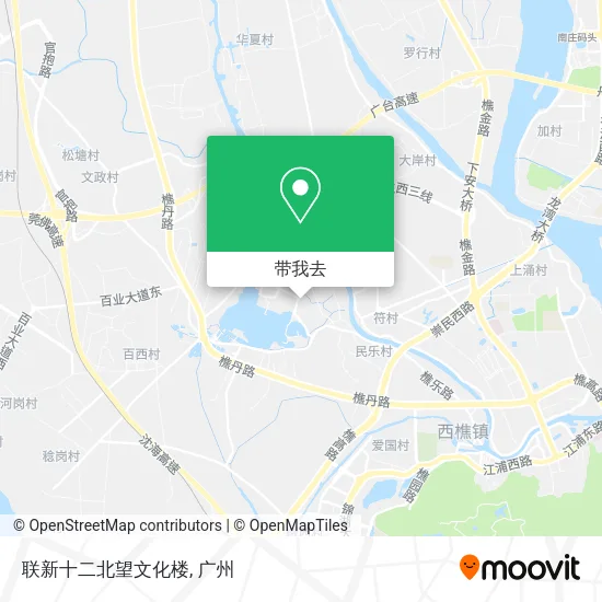 联新十二北望文化楼地图