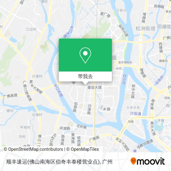 顺丰速运(佛山南海区伯奇丰泰楼营业点)地图