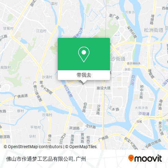 佛山市佧通梦工艺品有限公司地图