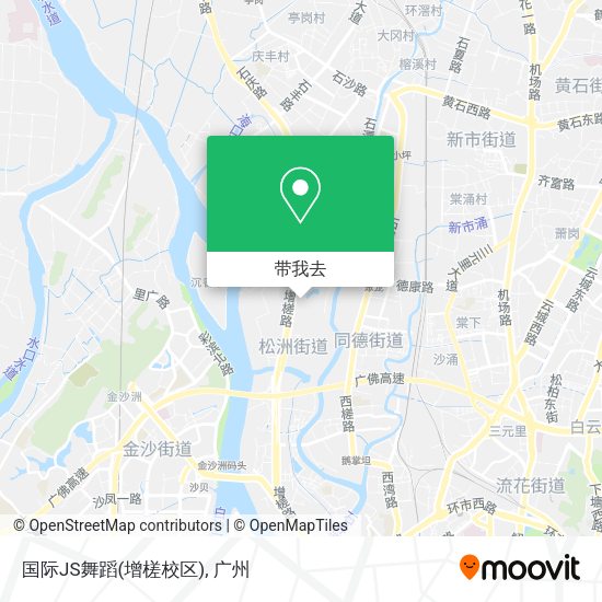 国际JS舞蹈(增槎校区)地图