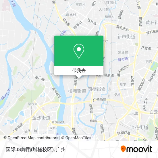 国际JS舞蹈(增槎校区)地图