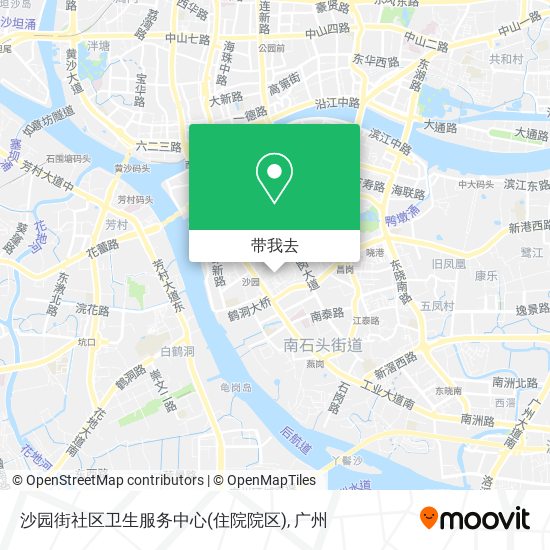 沙园街社区卫生服务中心(住院院区)地图