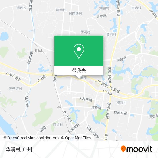 华涌村地图