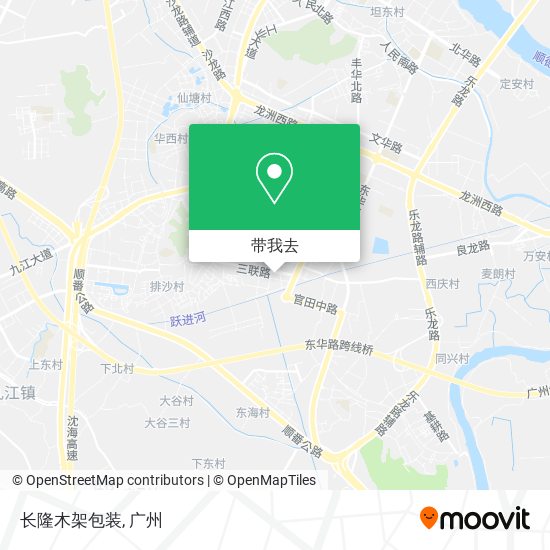 长隆木架包装地图