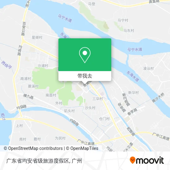 广东省均安省级旅游度假区地图